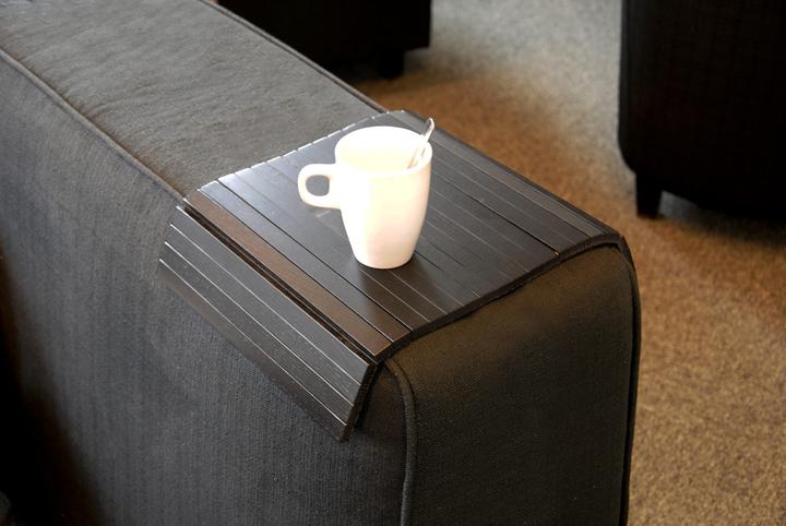 Produktbild Rowico Grosses Sofa-Tablett aus Massiveiche 46 x 32 cm - Schwarz