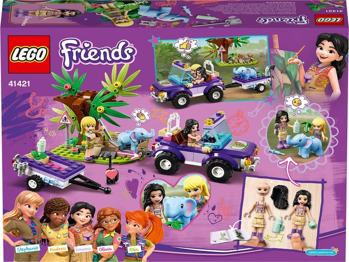 Image du produit LEGO Sauvetage du bébé éléphant avec le transporteur (41421, LEGO Friends)