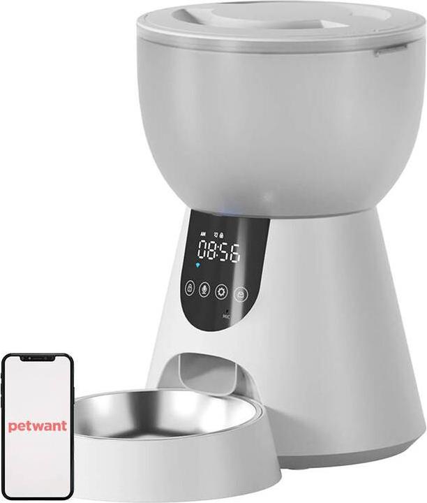 Produktbild Petwant F17 LED automatic food dispenser + W8 drinker (4 l)