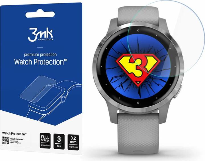 Actual product image 3MK protective film Watch Protection ARC for Garmin Vivoactive 4S