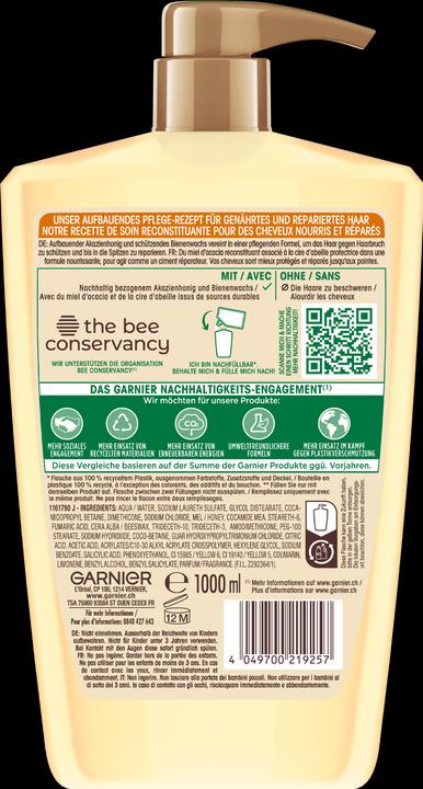 Image du produit Garnier Shampooing au miel (1000 ml, Shampoing liquide)
