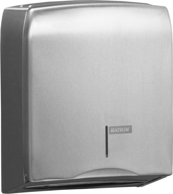 Actual product image Katrin Folded towel dispenser Stainless Steel