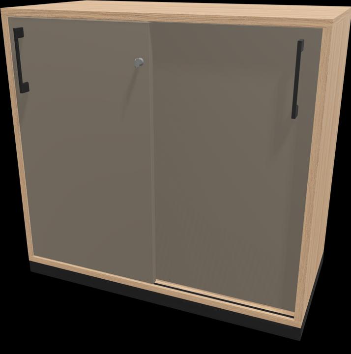 Amber oak decor with structure, Black, Cubanite grey