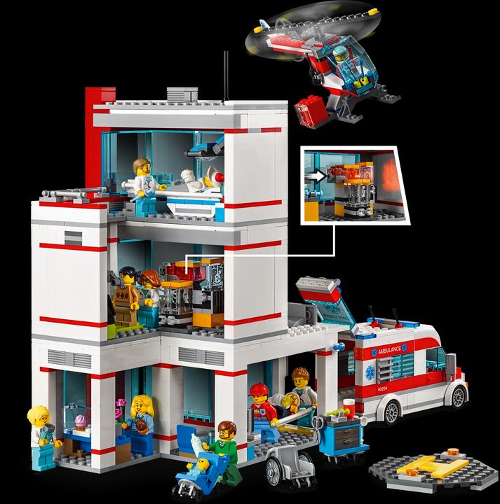 Produktbild LEGO Krankenhaus (60204, LEGO City)