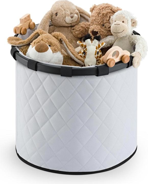Actual product image reisenthel Storage Box Frame Rhombus Light Grey (10.5 x 42 x 43 cm, 30 l)