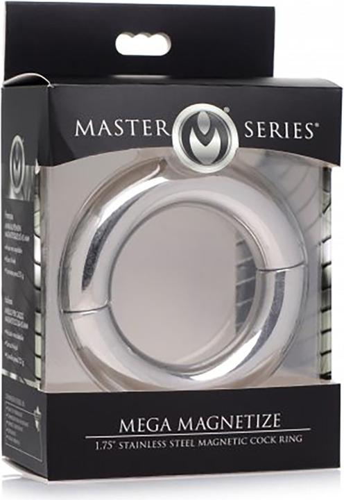 Produktbild Master Series Mega Magnetize Stainless Steel Magnetic Cock Ring - 4,4 cm (7.60 cm)