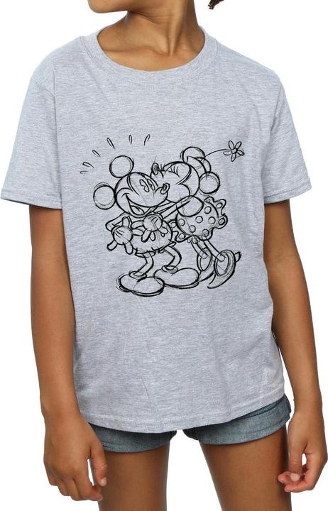 Immagine prodotto Disney Mickey And Minnie Mouse Kiss Sketch Maglietta Ragazze (116)