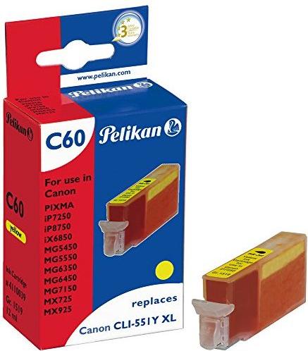 Produktbild Pelikan Tintenpatrone ersetzt Canon CLI-551 YXL für Canon Pixma 50 (Y)