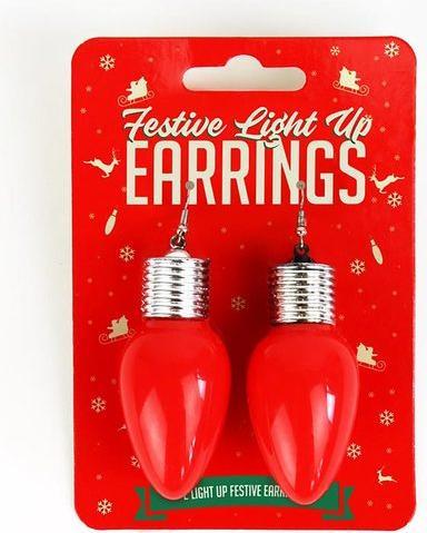 Produktbild Gift Republic Leuchtende Weihnachtsohrringe
