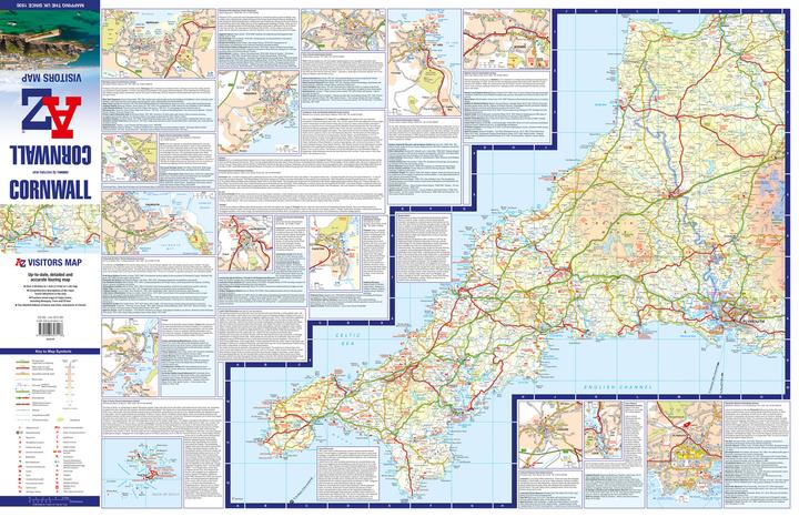 Immagine prodotto Mappa della Cornovaglia dalla A alla Z
