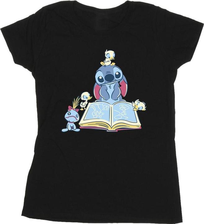 Produktbild Disney Lilo & Stitch Reading A Book TShirt (XL)