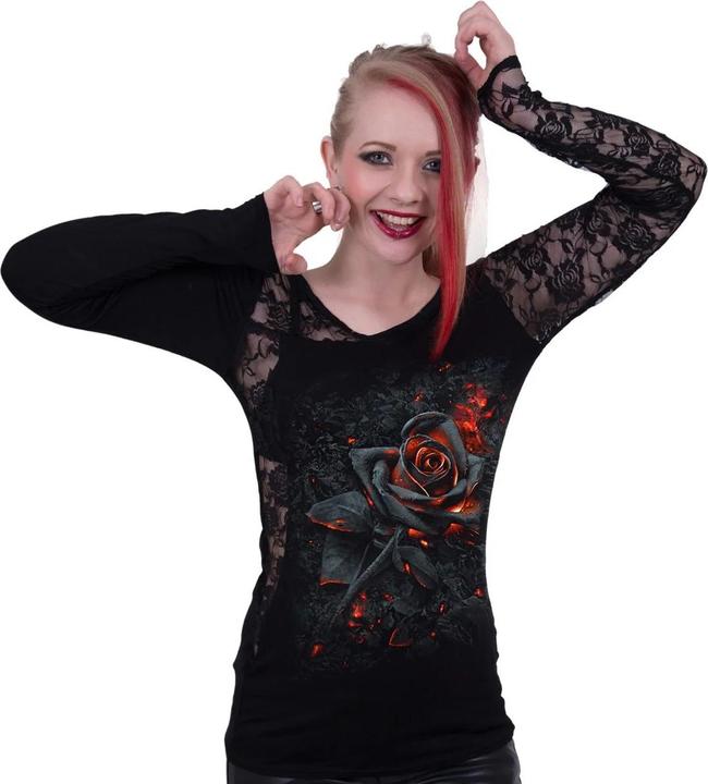 Immagine prodotto Spiral Top Rosa Bruciata Manica Lunga Donna (XXL)