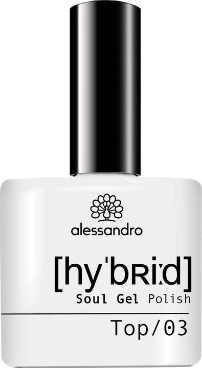 Alessandro Topcoat Hybrid Transparent (Transparent, Top Coat)