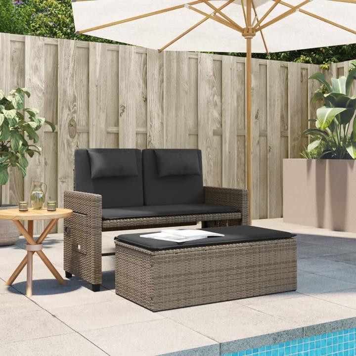 Immagine prodotto VidaXL Set da salotto da giardino da 10 pezzi con cuscini