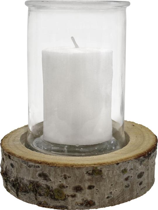 Immagine prodotto Natura Punto Vaso per candele su base di legno (6,5 x 8 cm, 10 x 13,5 cm)