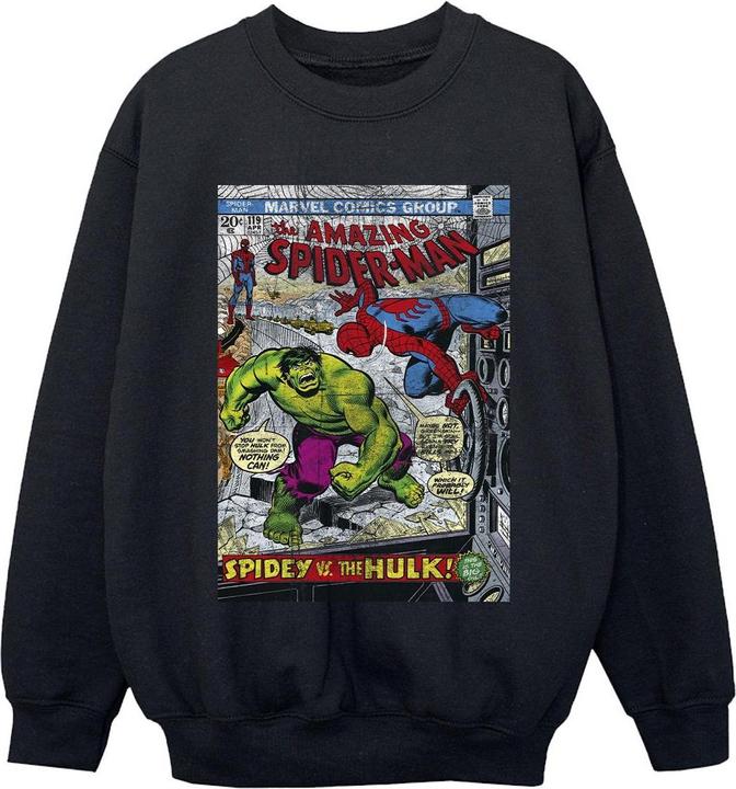 Immagine prodotto Spider-Man VS Hulk Cover Felpa Ragazzi (152, 158)
