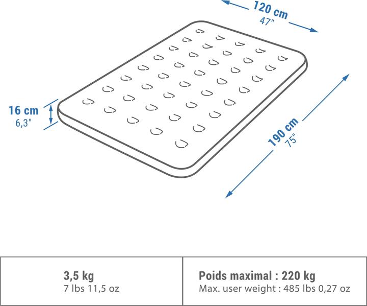 Immagine prodotto Quechua AIR BASIC 120
