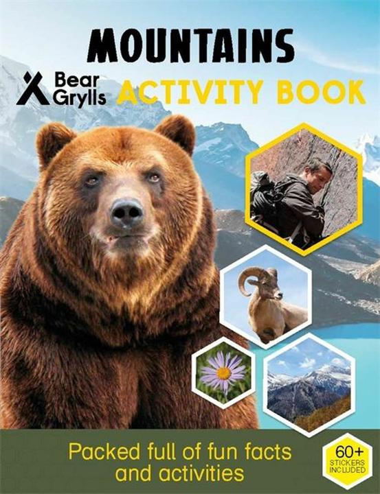 Immagine prodotto Attività con adesivi di Bear Grylls: Montagne