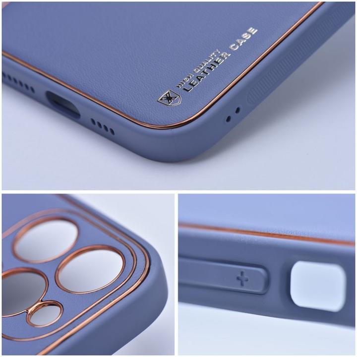 Produktbild OEM Back panel cover LEATHER case for SAMSUNG S24 Plus blue (Samsung Galaxy S24+)