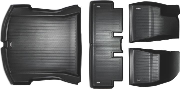 Actual product image 2befair All-weather mats complete set for the Tesla Model 3 (1 set of 5 floor mats)