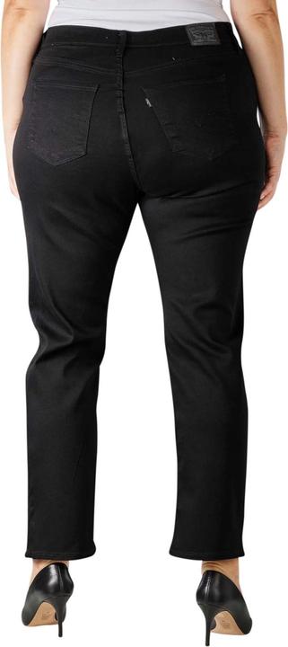 Actual product image Levis 724 Jeans High Rise Straight Plus Size soft black (W44/L32)