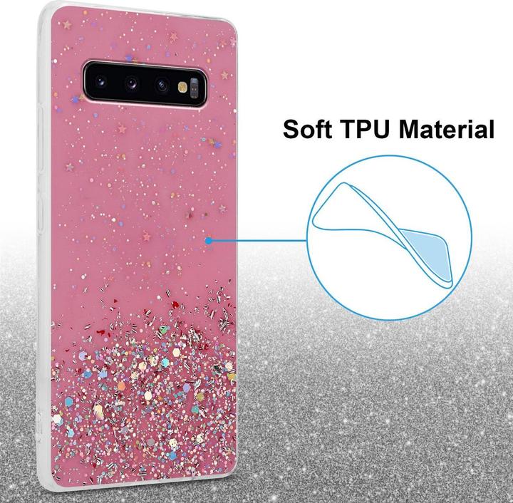 Produktbild Cadorabo TPU Cover funkelnder Glitter (Samsung Galaxy S10)