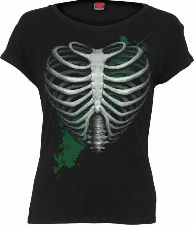 Spiral TShirt Leuchtet im Dunkeln Kurze Ärmel (L)