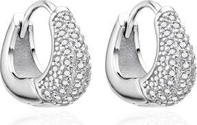 Produktbild Agato - Sparkling silver earrings with zircons AGT-E158KW