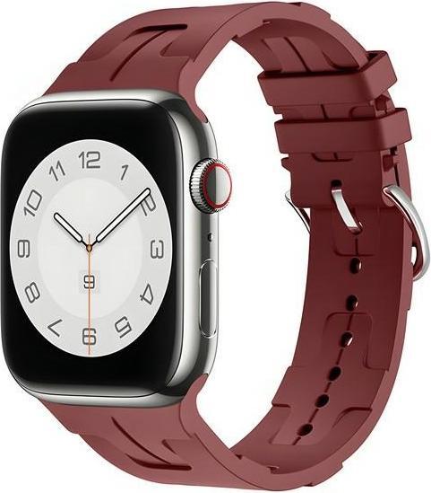 Image du produit Beline pasek Apple Watch Silicone Ultra 42/44/45/49mm bordowy /maroon box (Matières plastiques, Silicone)