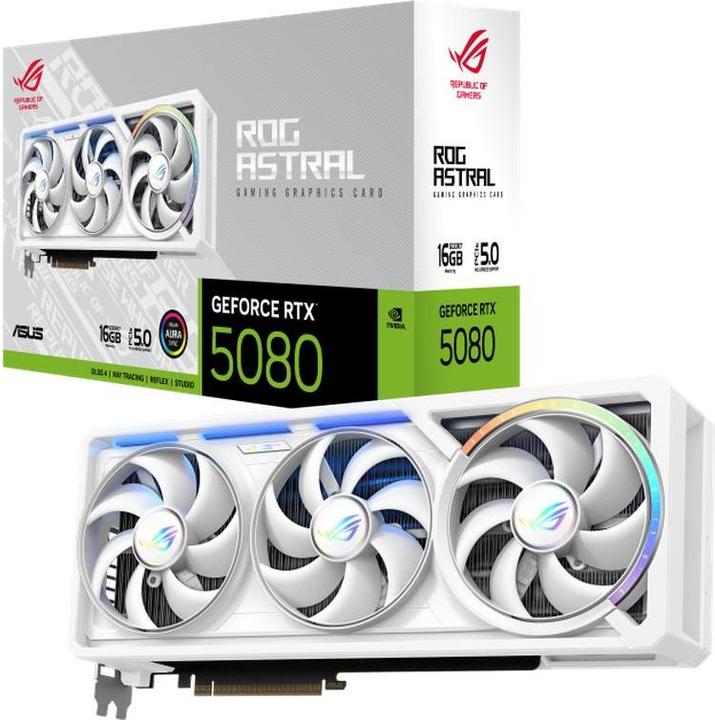 Produktbild ASUS ROG Grafikkarte ROG Astral GeForce RTX 5080 16GB (16 GB)