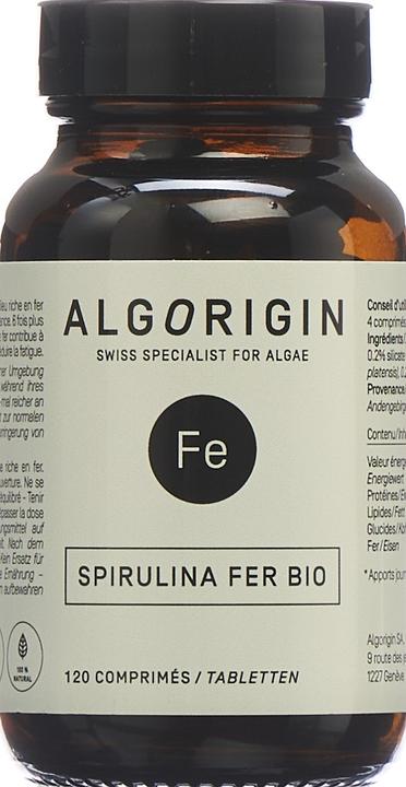 Produktbild Algorigin Eisen Spirulina (120 Stück, Tabletten, 60 g)