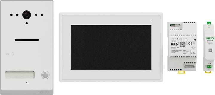 Produktbild Ritto Listo Video RGE2092170 Einfamilienhaus-Set TwInnensechskant IP Weiss AP 1
