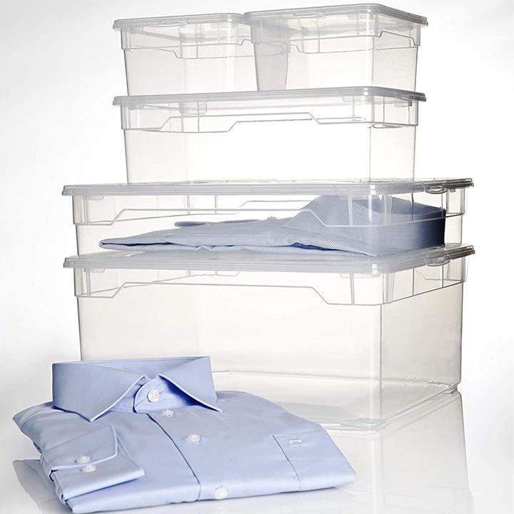 Produktbild Rotho Set Box Sweater 18 l CLEAR (18 l)