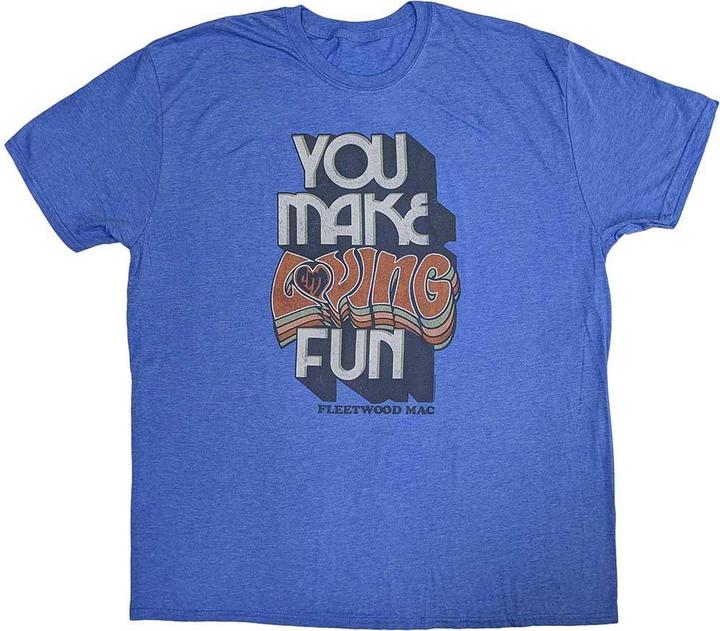 Actual product image Fleetwood Mac Unisex Adult You Make Loving Fun T-Shirt (XXL)
