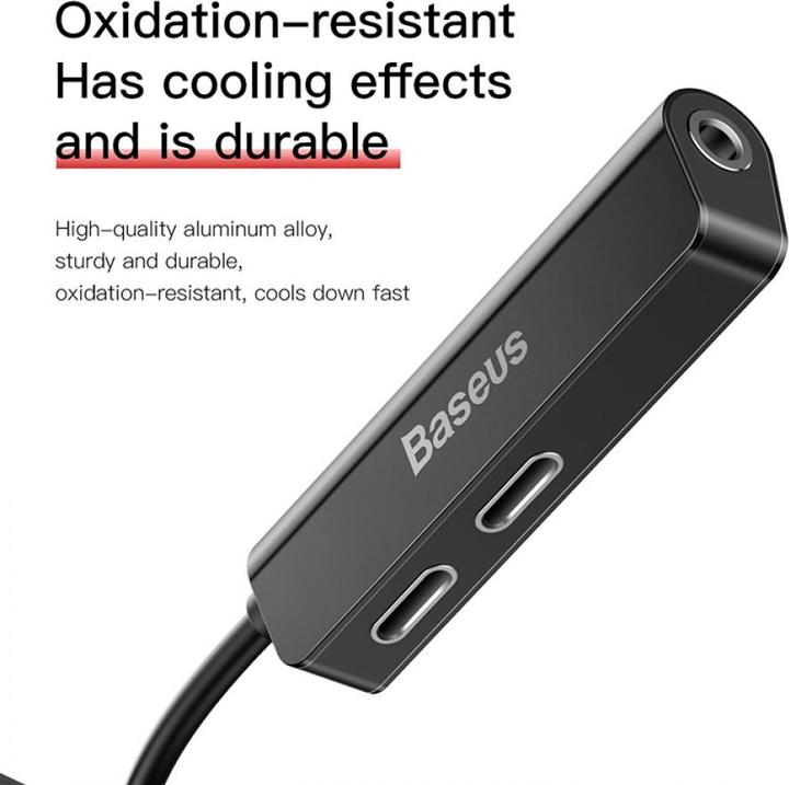 Immagine prodotto Baseus Adattatore L52 3 in 1 (Lightning, Jack da 3.5mm)