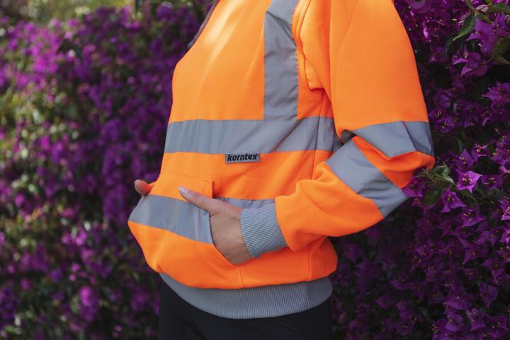 Immagine prodotto Korntex Felpa con cappuccio Hi-Vis (L)