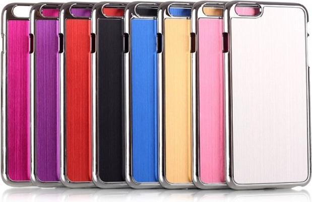 Actual product image MU Classic Hard plastic cover in aluminum look (Apple iPhone 6s Plus, Apple iPhone 6 Plus)