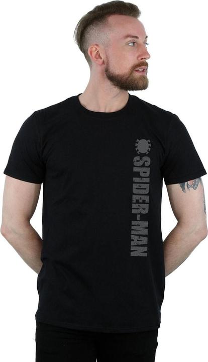 Actual product image Mens Spider-Man Patterned Logo T-Shirt (L)
