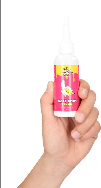 Actual product image Doc Johnson Cumface - Tasty Sperm - Banana - 80ML (Dice games)