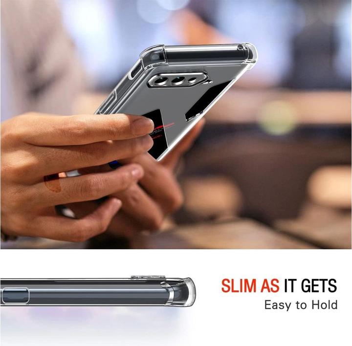 Actual product image Screenguard Asus ROG Phone 5S Case Crystal Soft Airbag Bumper (Asus ROG Phone 5s)