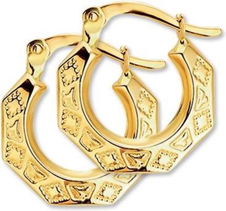 Produktbild Marie Celeste Ohrringe gelegt - 14,5 mm - Gold (Gelbgold)
