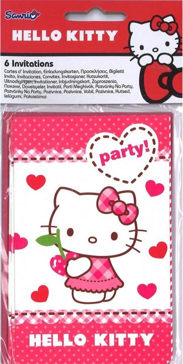 Image du produit FT Cartes d'invitation Hello Kitty (6 pcs)
