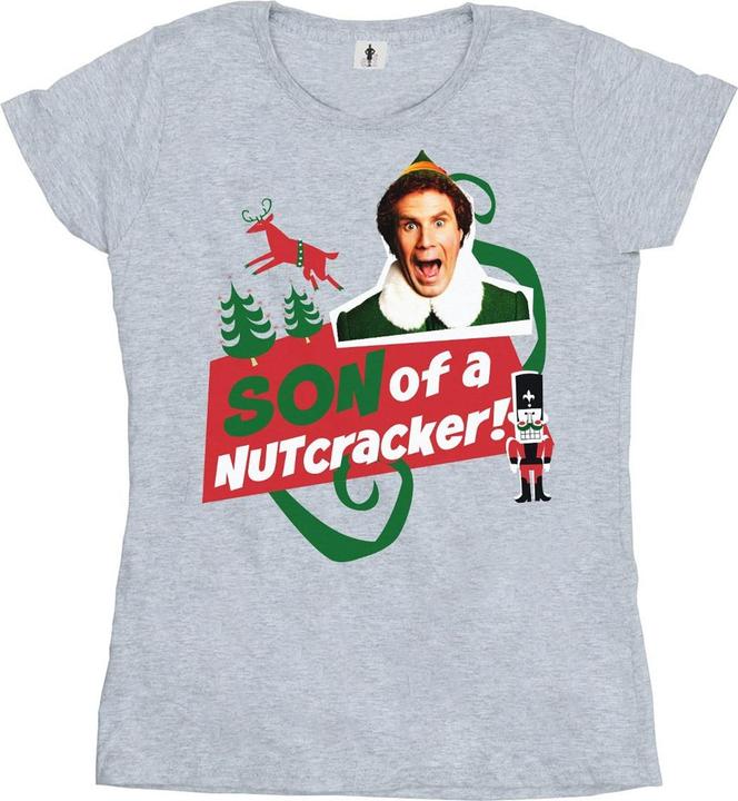Actual product image Elf Womens/Ladies Son Of A Nutcracker Cotton T-Shirt (M)