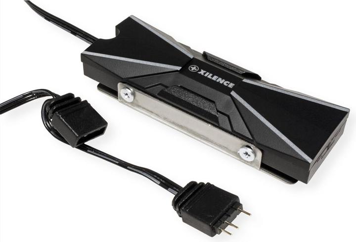 Actual product image Xilence M2SSD.B.ARGB Memory Module Cooler Black 1 piece(s)