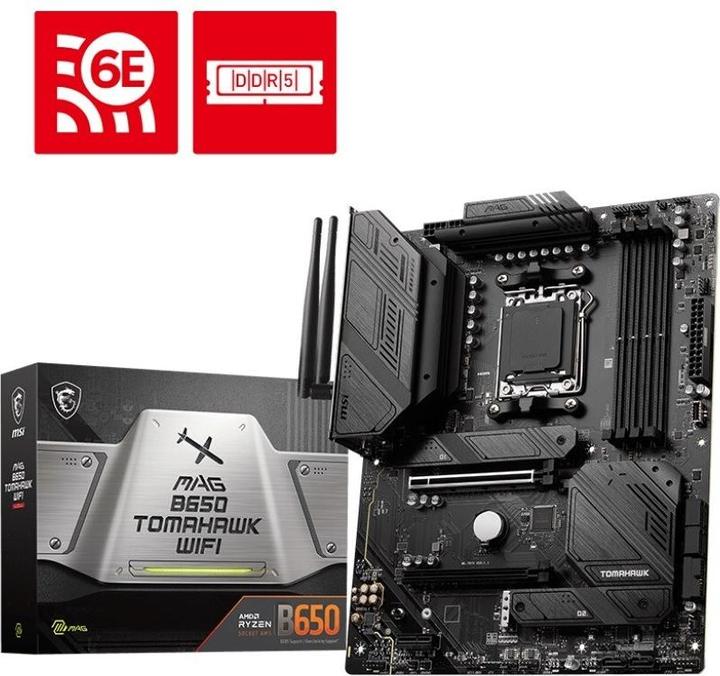 Image du produit MSI MAG B650 TOMAHAWK WIFI (AM5, AMD B650, ATX)