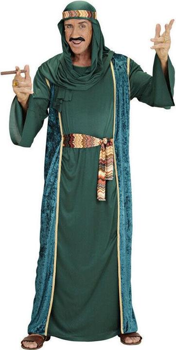 Actual product image Widmann Arabian sheikh costume for men green (S)
