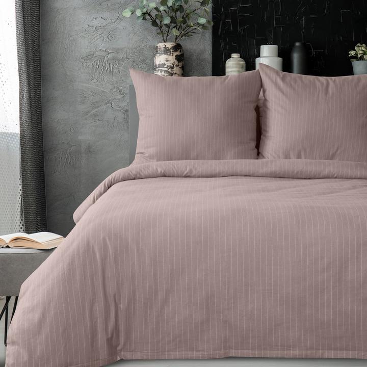 Immagine prodotto Eurofirany Biancheria da letto 220x200 cm in flanella di cotone colore rosa scuro Esprit (Copripiumino, 220 x 200 cm)