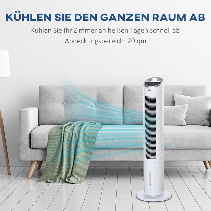 Produktbild Homcom Luftkühler mit Eisboxen, mit Griff, mit Fernbedienung