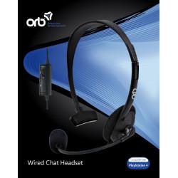 Actual product image ORB Playstation 4 - Wired Chat Headset () (Cable)