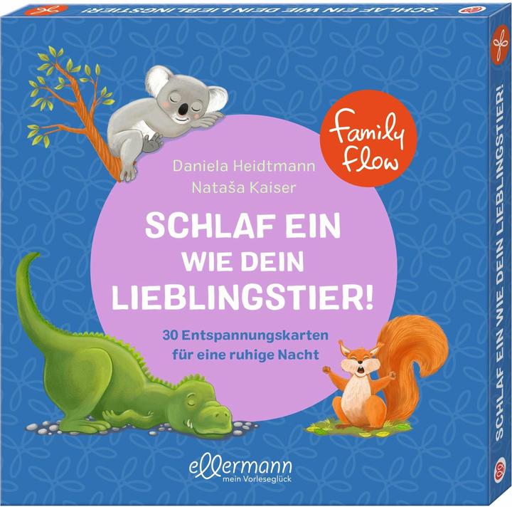 FamilyFlow. Schlaf ein wie dein Lieblingstier (German, Dr Daniela Heidtmann, Natasa Kaiser, 2023)
